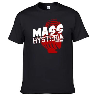 Mass Hysteria Podcast Microphone Graphic T-Shirt