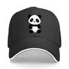 Adjustable Lightweight Baseball Cap with Cute Panda Print Breathable  Perfect for Outdoor Activiti Sandwich Baseball Cap