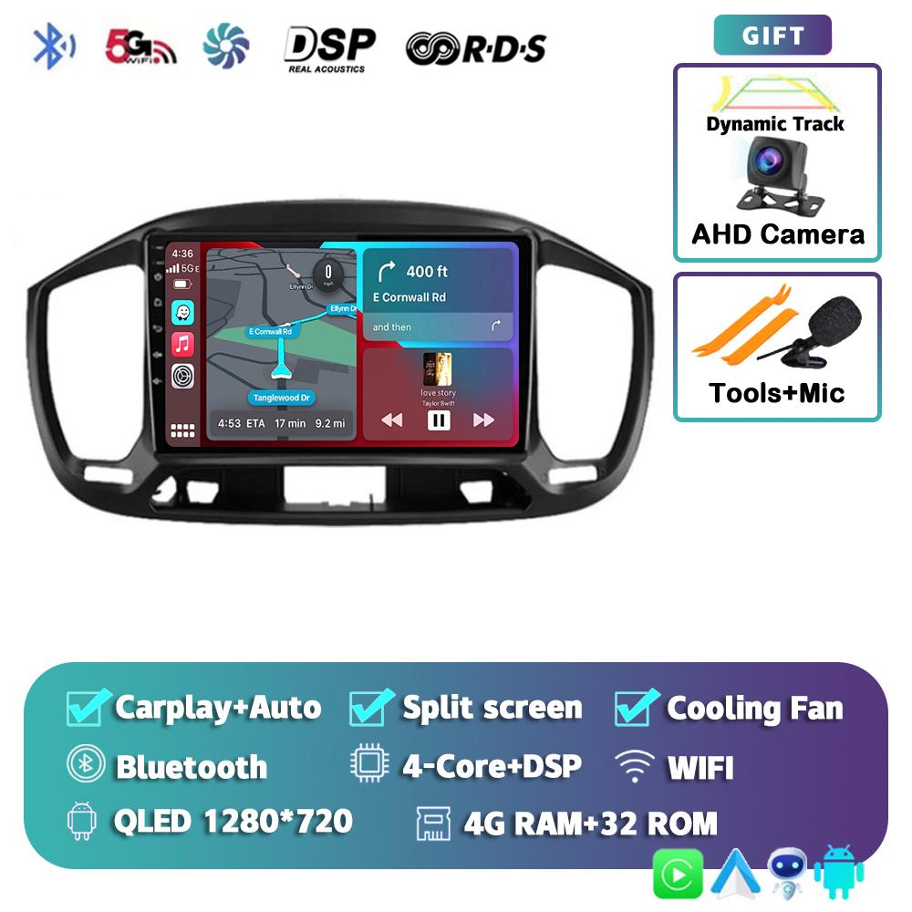Android 14 Carplay Auto Car Radio For Fiat Uno 2014 2015 2016 2017 2018 2019 2020 GPS Multimedia Player Stereo Video WIFI+4G DSP