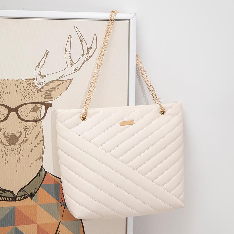 New Fashion Twill Women's Bag, Simple Casual Long-standard Shoulder Handbag, One Piece.