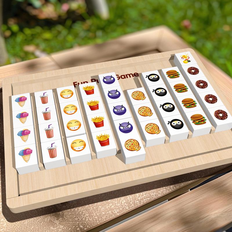 

Wooden Pattern Matching Toy for Right Brain Development and Fine Motor Skills