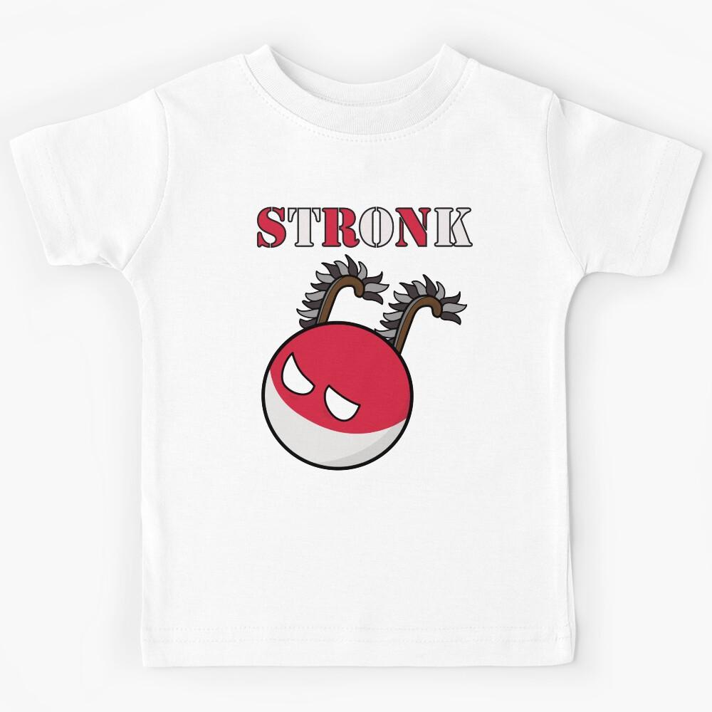 Polandball - Poland Stronk with Hussar Wings Kids T-Shirt 140