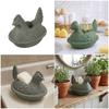 Decorative Chicken Soap Dispenser Holder Plastic Plant Pot Hen Planter For Farmhouse Bathroom Countertop Decoration