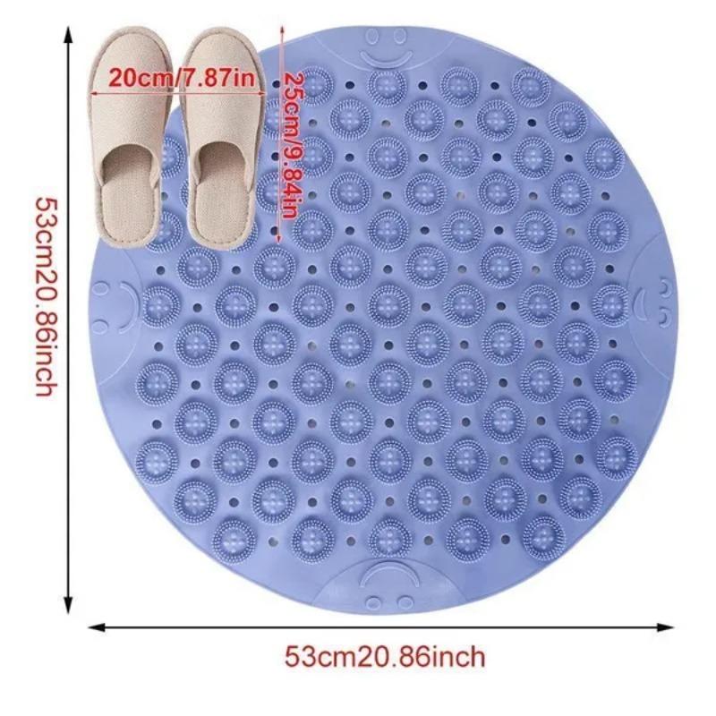 1 Peça de escova de limpeza de costas de silicone com ventosa, almofada de banho esfoliante reutilizável, antiderrapante, pode limpar a sujeira da pele, almofada esfoliante
