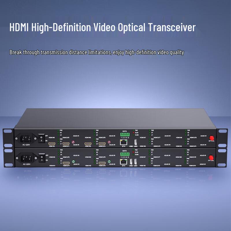 Zhongke Optoelectronics 2-Channel HDMI Fiber Optic Transceiver