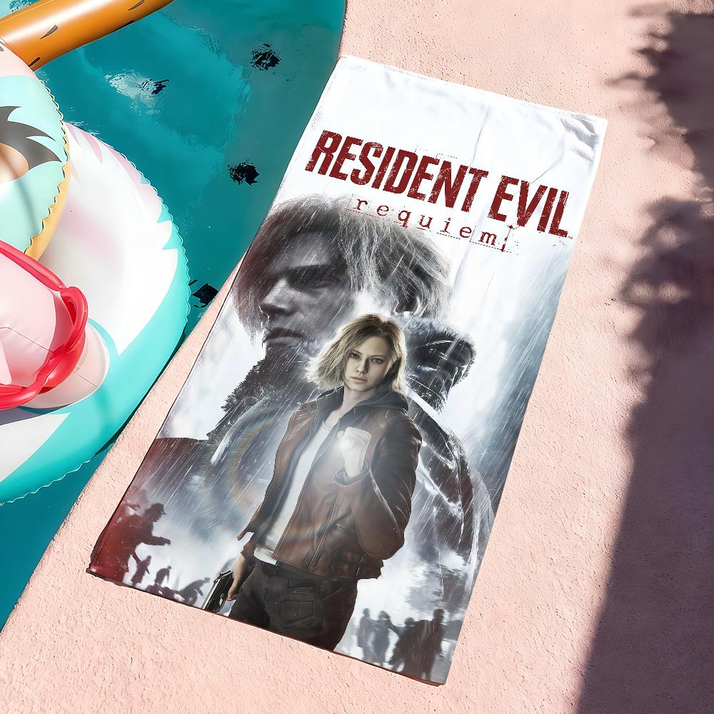 Adventure game R-Resident E-Evil Towel Drying Bath Towel Applicable To Light Swimming Camping Yoga Beach Out