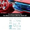 Przezroczysta folia ochronna TPU Dla Mercedes Benz Klasa E W214 2024-2026 Wnętrze samochodu Konsola środkowa PPF Anti-scratch StylingDobry produkt