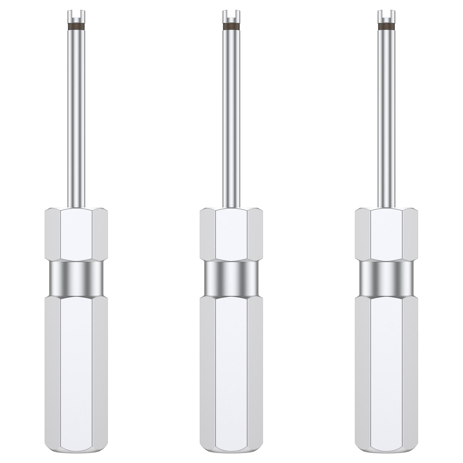 3Pcs Tire Valve Stem Core Remover Tool Car Bike Bicycle Motorcycle Tire Repair Tool Car Accessories for Schrader Valve Cores