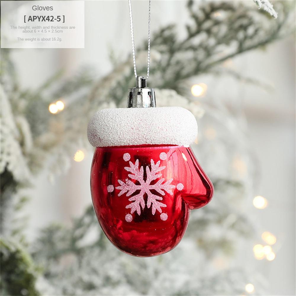 Santa Pendant High-quality Materials Beautifully Holiday Gifts Snowman Pendant Cartoon Design Bright Colors Holiday Accessories