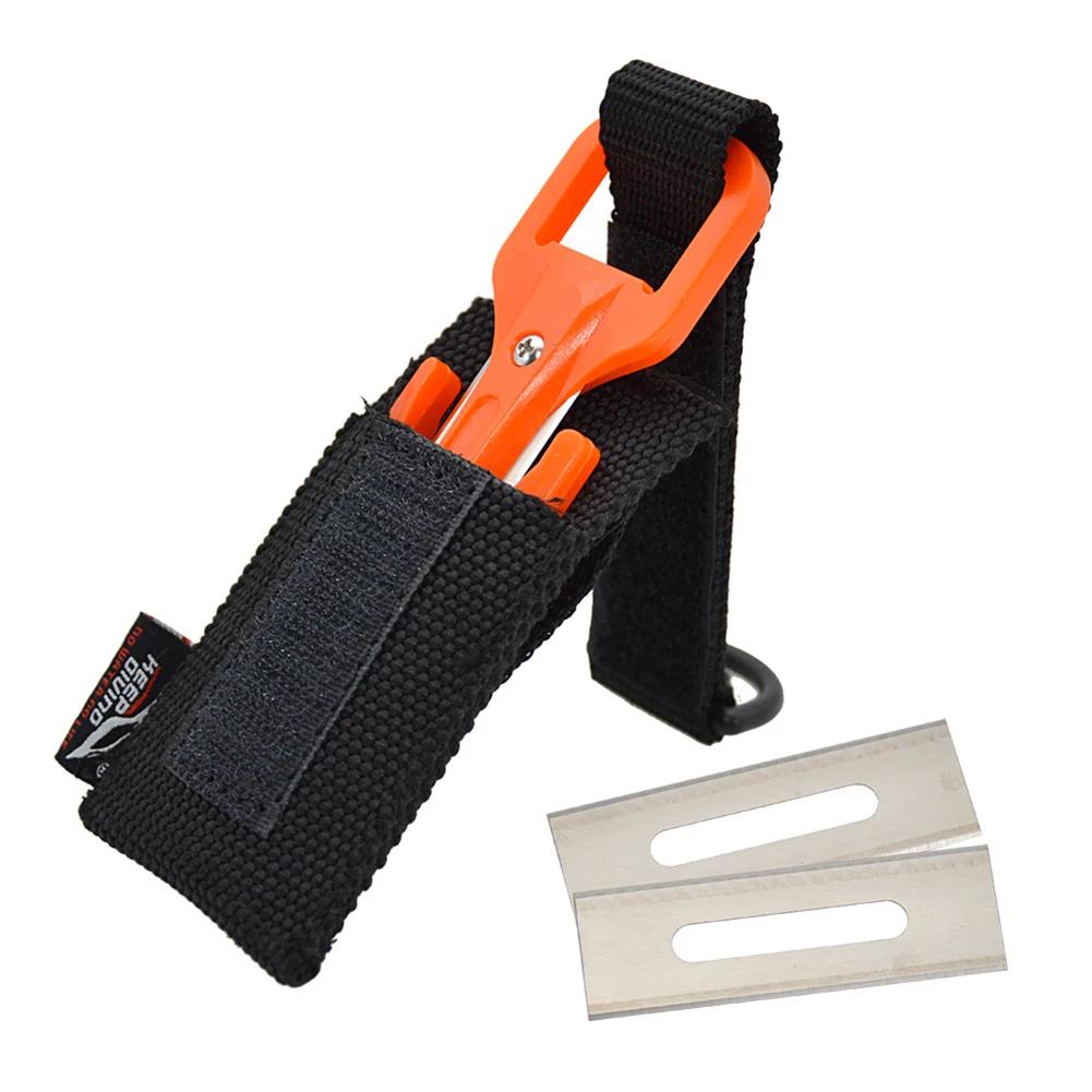 Nylon Spearfishing Secant Equipment Safety Set Diving Cutter Line Emergency Portable  Wear-resistant Outdoor Accessories
