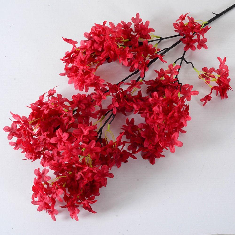 

Многоразовая искусственная сирень, реалистичная поддельная сирень, креативный букет из сирени, отель красный