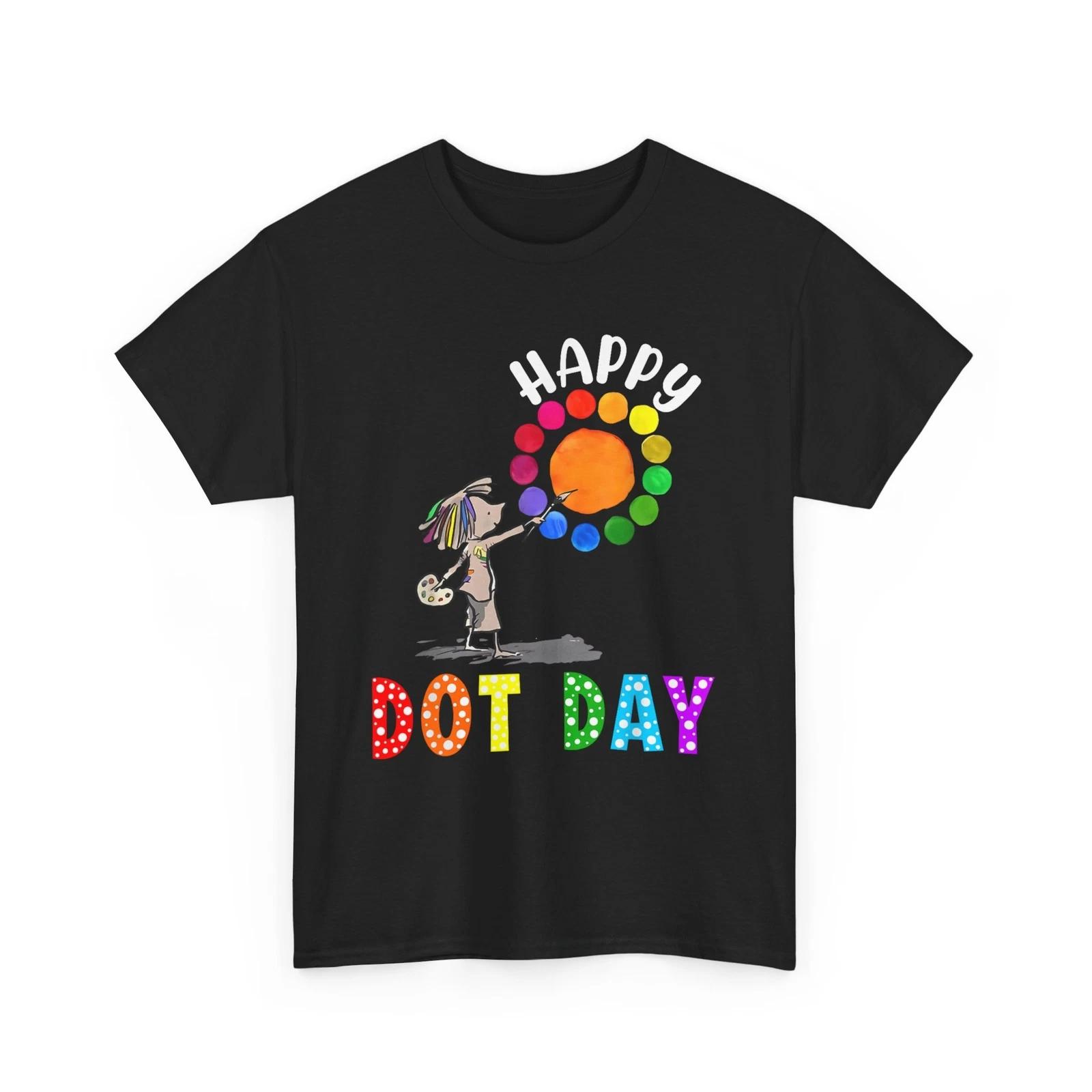 International Dot Day Kids Colorful Polka Dot Happy Dot Day T-Shirt M