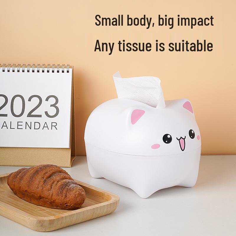 Cute Cartoon Tissue Box for Living Room & Coffee Table: Stylish Paper Towel Storage & Napkin Holder