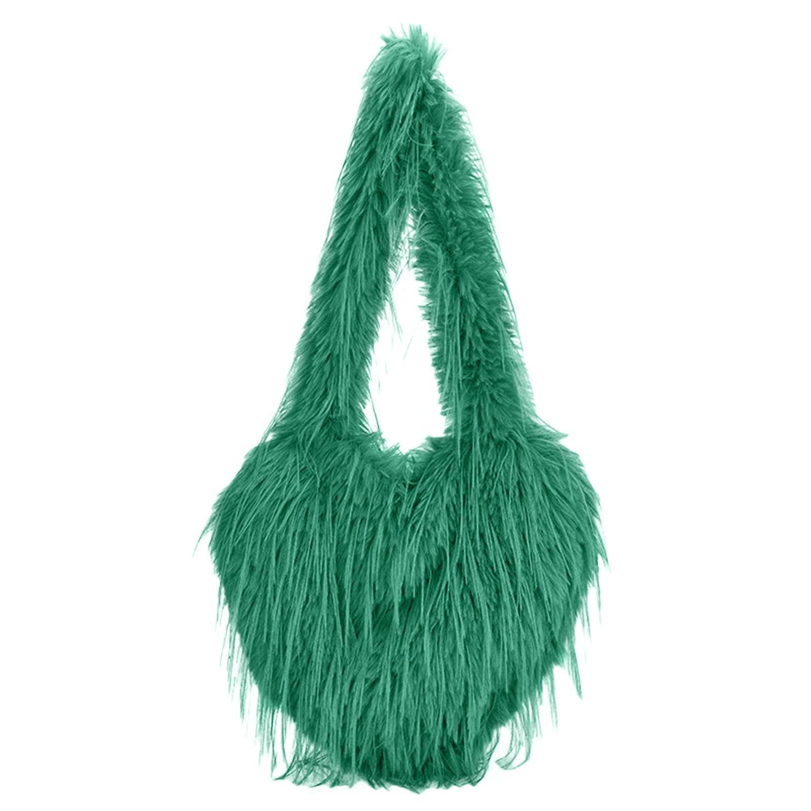 

Сумка-сердце в форме сердца с кисточками, однотонная, большая вместимость, сумка на плечо One Size