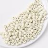 Acrylic Cream Solid Color Small Cylinder Beads for DIY Hairpin, Bracelet, Necklace Jewelry Accessories