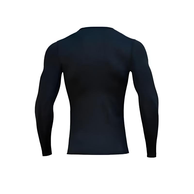 Li-Ning Solid Color Logo Print Training Quick-Dry Long Sleeve Compression Fitness Shirt Men tops YUDV011-1