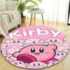 1pc Kirby1 Design Printed Area Round Carpet for Bedroom Living Room Home Decor Rugs Mat Non Slip Mat Rug for Bedside