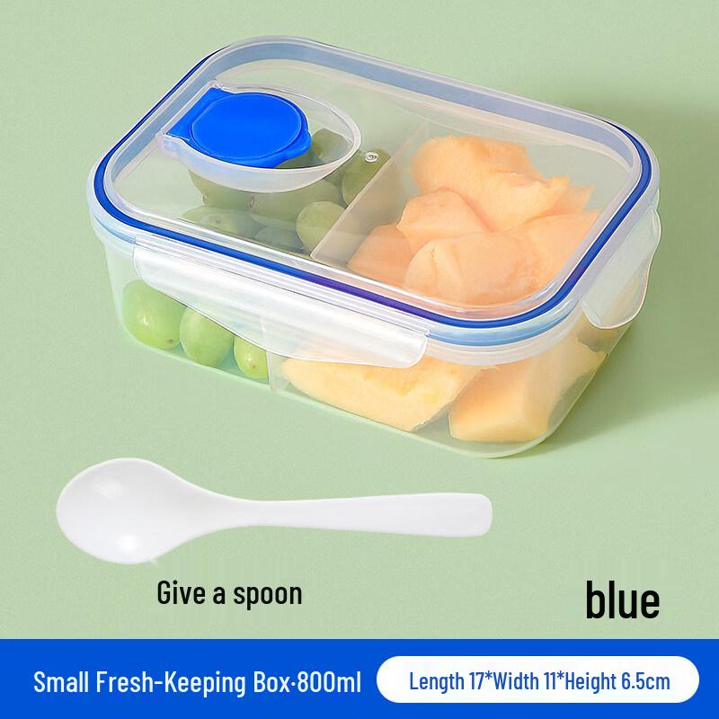 ZISIZ Transparent Rectangular Lunch Box