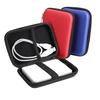Zipper Storage Case Bag Hard Closure Earphones 2.5inch Dive Memory Card