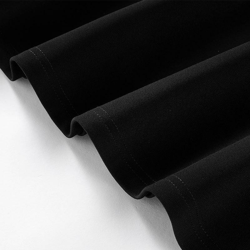 Plus Size V-Neck Long Sleeve Dress for Spring & Autumn