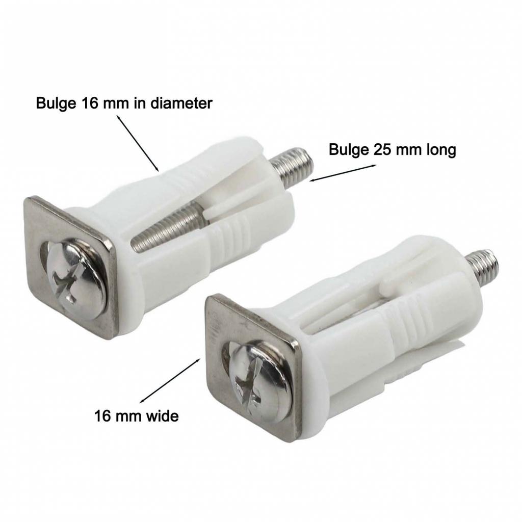 Toilet Lid Screws Toilet Cover Top Fix Screws Nut Hole Fitting