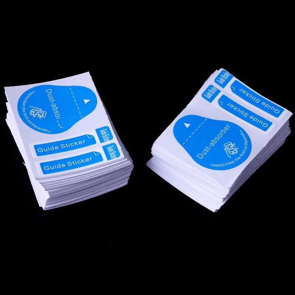 Tempered Glass Dust Papers Cell Phone Dust Absorber Dust Removal Sticker Screen Cleaning Tool