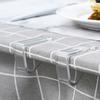 8/12Pcs Transparent Tablecloth Clips Mini Size Non-Slip Widely Used Clear Table Cloth Holders Table Cover Clamps