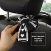 Universal Lovely Bowknot Car Hooks Back Vehicle Headrest Organizers Storage Stylish & Practical Accessories ABS Hook