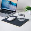 Square Leather Mouse Pad, Small Solid Color Office Desk Mat, Laptop Tablet Leather Mat, Gaming Mat