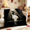Pop Tribute Pattern Blanket Allseason Fleece Blanket For Bedroom Sofa Bed Home Party Decor New Year Gift