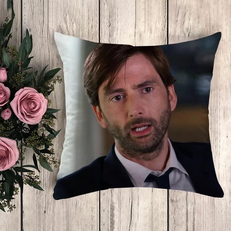 Anime Pillow David Tennant Cushion Cover X Decorative Pillowcases For Pillows X Pillowcase Car Decoration Fall Decor