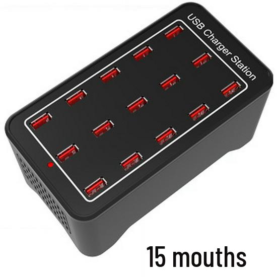 Smart Multi-Port USB Charger with Auto-Recognition (10-40 Ports)