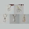 Cat Hair Storage Bottle Transparent Pet Fur Keepsake Keychain for Collecting Cats Dogs Hair Pet Memorial Gift
