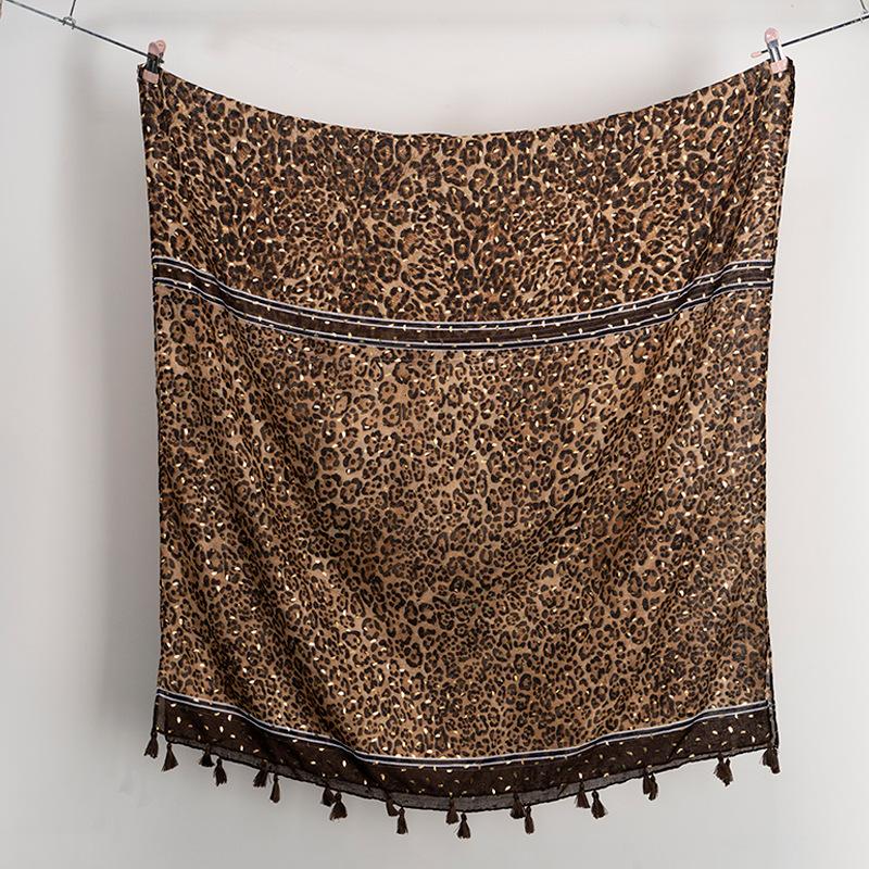 Gold Shiny Dot India Floral Tassel Viscose Shawl Scarf Lady High Quality Wrap Pashmina Stole Bufandas Muslim Hijab 180*90Cm