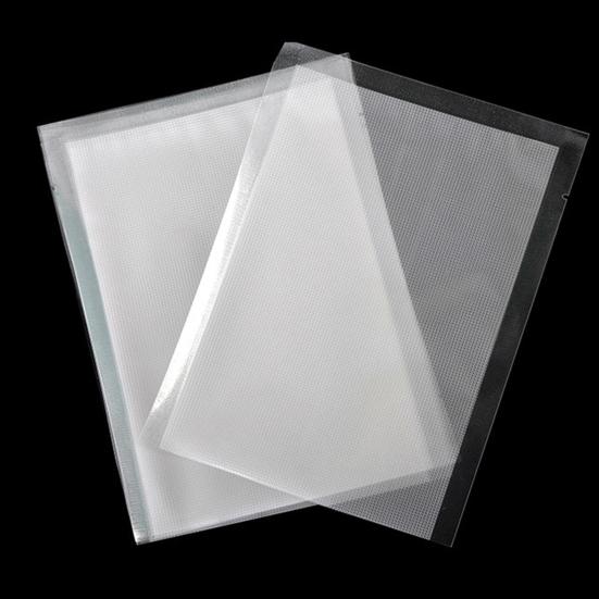 100 Pcs Vacuum Food Packaging Bags Thickened Good Sealing Pre-Cut Vacuum Sealer Bags for Food Storage