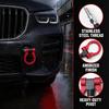 Car Front Bumper Tow Hook, Racing Track Style Trailer Ring Hook, Alloy Durable Cars Screw-on Tow Hook, Compatible with 97-06 BMW 3/5/7 Series, 03-14