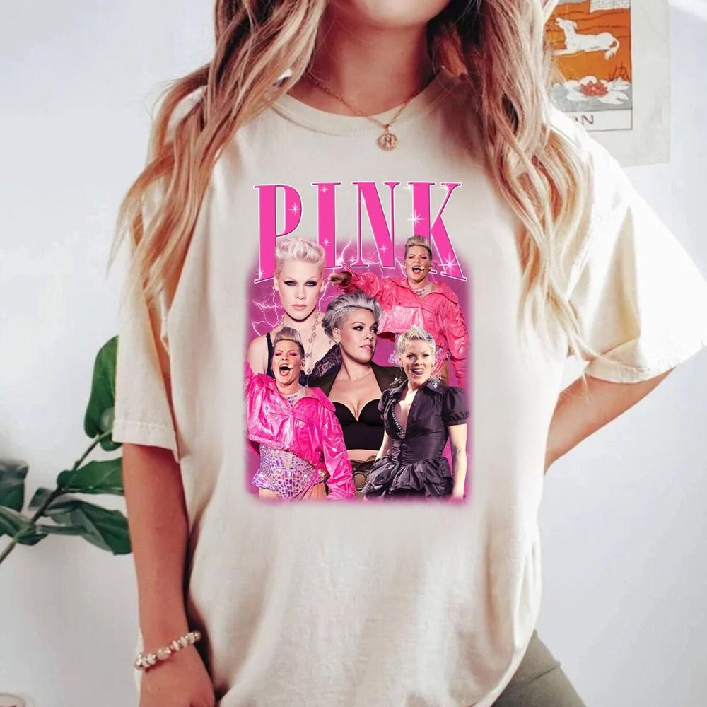 Pink Summer Carnival 2024 Shirt, Pink Singer Tee, White T-Shirt Unisex T-Shirt XXXL