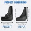 For VW Tiguan L Pro R-Line 2024 Front and Rear Wheels Fender Mud Flaps Splash Guards