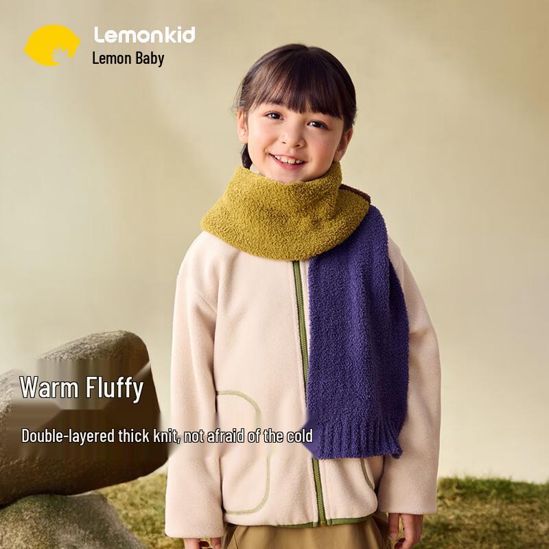 Lemon Baby Children s Knitted Neck Warmer Scarf One Size