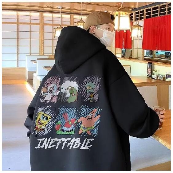 Retro svetr Hong Kong Style Pánské Jarní a Podzimní Pánský svetr s kapucí Americký Heavy High Street Ins Fashion Brand Baggy Coat
