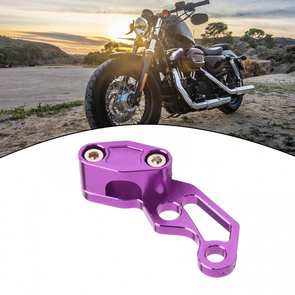 Aluminum Alloy Hose Clamp for Effective Motorcycle Brake Line Support