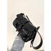 Y2K Korean Women Harajuku Vintage Gothic Black Hand Bag Aesthetic Elegant Punk Wallet Purse Handbags Shoulder Trend Tote Bags