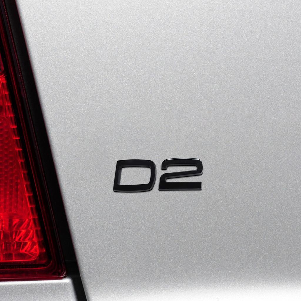 3D ABS Buchstaben Aufkleber für Für Volvo D2 D3 D4 D5 D6 D7 D8 Auto Heckklappe Heckklappe Seitenkotflügel Abzeichen Emblem Aufkleber Dekoration