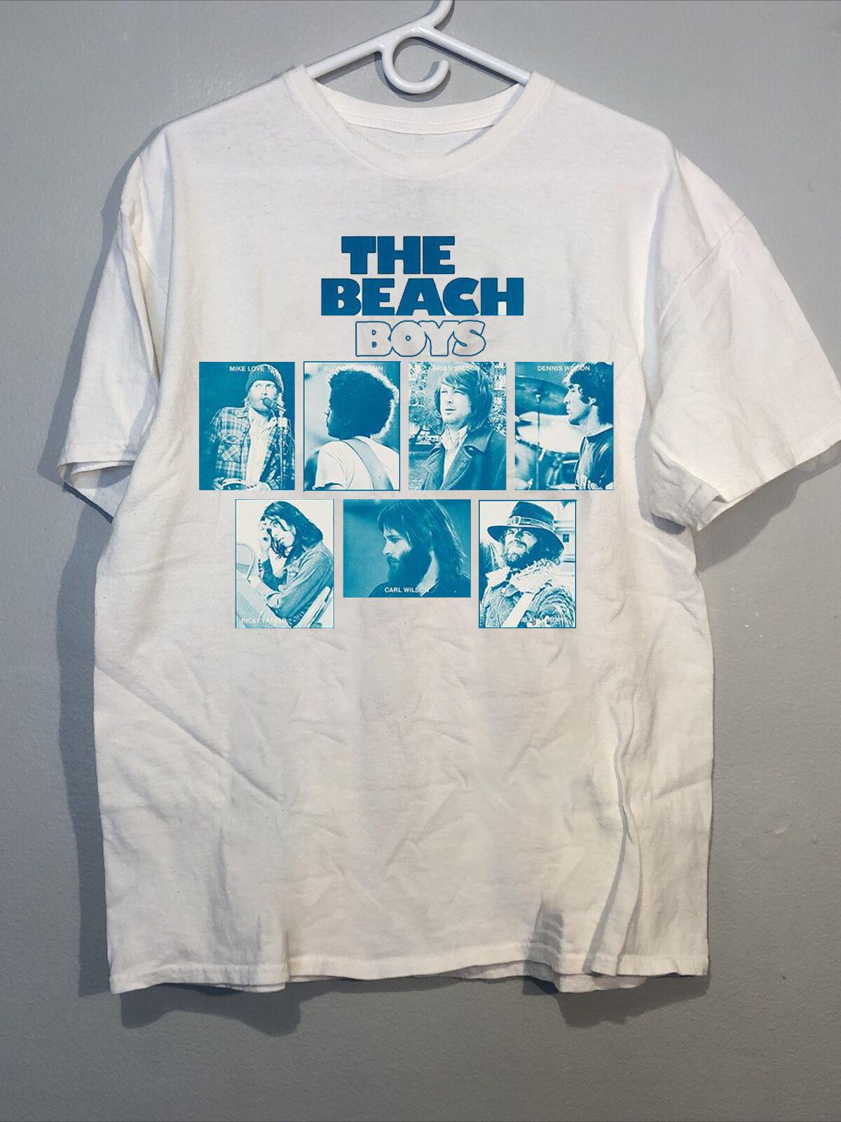The Beach Boys band Album Tour Music Unisex White T-Shirt D753 XXL
