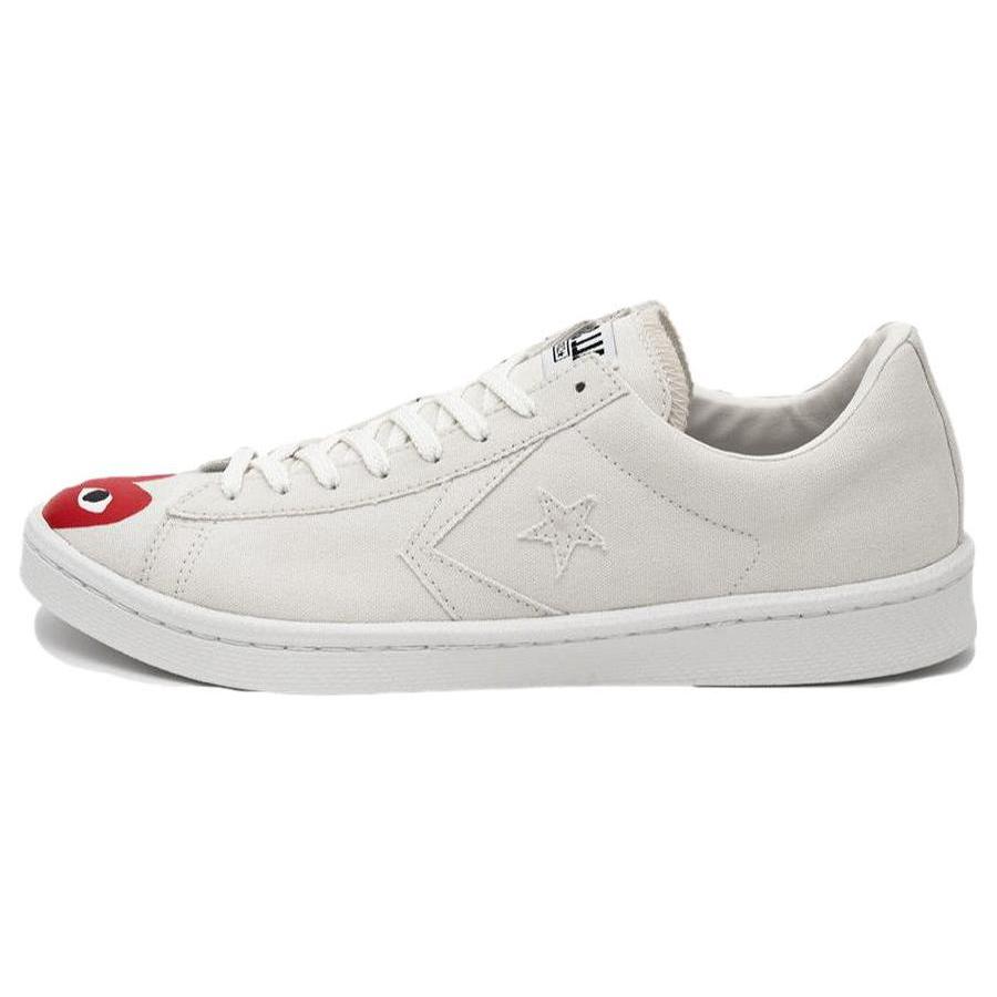 

New Converse X Comme Des Garcons Play Pro Leather White Red 34201320 41