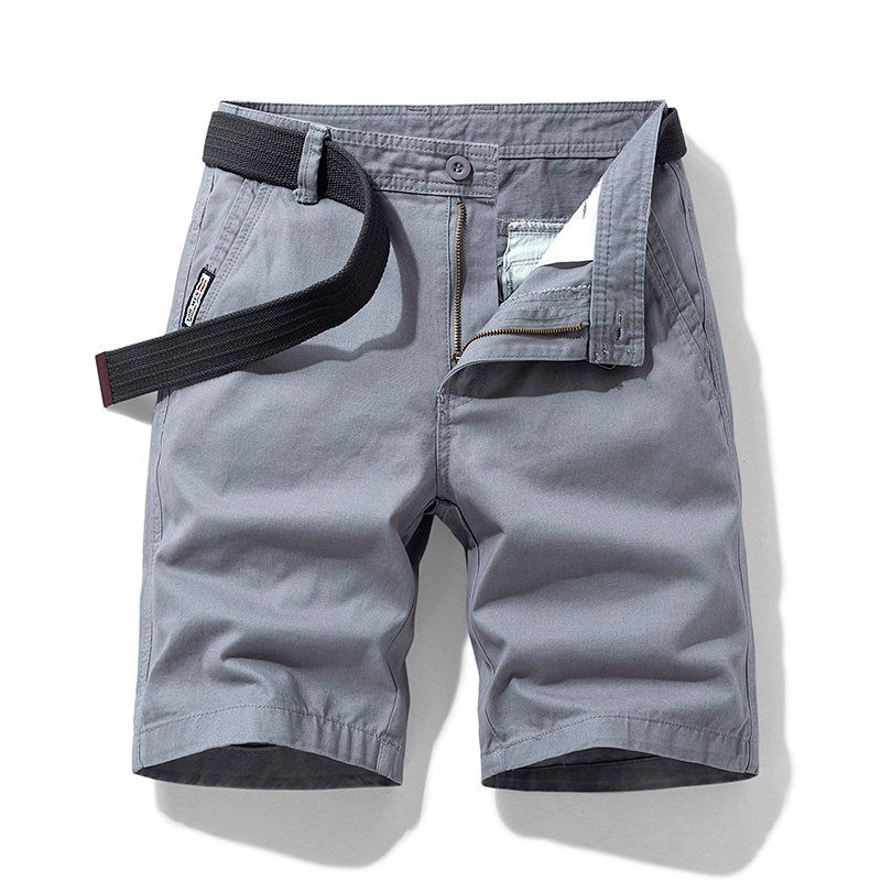Export Export Tail Goods Multi-Pocket Pure Cotton Workwear Shorts Summer Men's Plus Size Loose Casual Straight-Leg Half Length Middle Pants