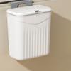 Kitchen Compost Bin with Lid Wall Mounted Garbage Can Bathroom Kitchen Waste Basket Bin