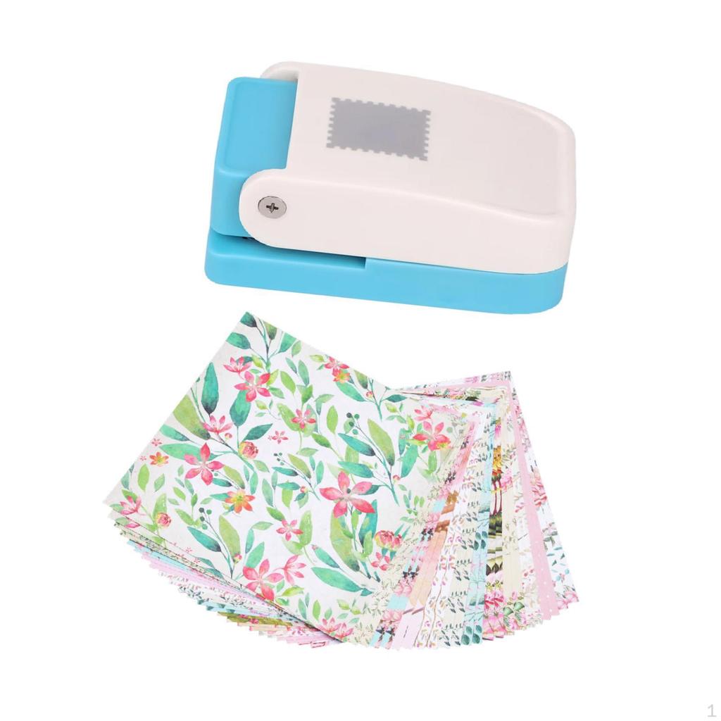 Postage Stamp Punch Paper for Crafting Supplies Embossing Machine Puncher Message