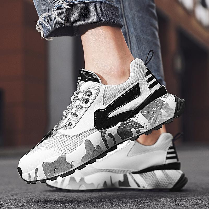 Mode 2024 Neue Heiße Trendige Herren Sportschuhe Herrenschuhe Atmungsaktives Mesh Trendschuhe Koreanische Version der Lauf-Freizeitschuhe