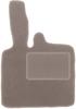 Beige Driver's Mat For: Smart ForTwo I with Paw (1998-2007)